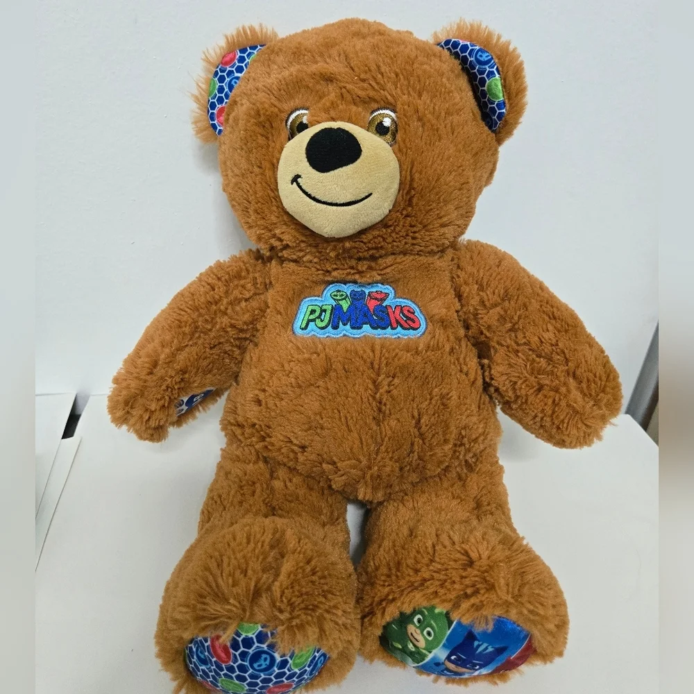Build A Bear  PJ Mask Bear Plush Stuffed Animal & Outfit No Longer Makes Noise